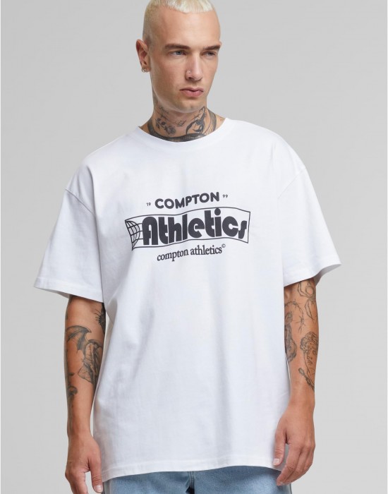 Тениска Compton Athletic Club Oversize Tee white XXL Тениска Compton Athletic Club Oversize Tee white XXL
