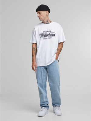 Тениска Compton Athletic Club Oversize Tee white XXL
