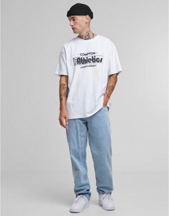 Тениска Compton Athletic Club Oversize Tee white XXL Тениска Compton Athletic Club Oversize Tee white XXL