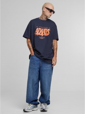 Тениска Always Running Oversize Tee navy XXL