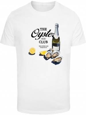Тениска The Oyster Club Tee white XXL