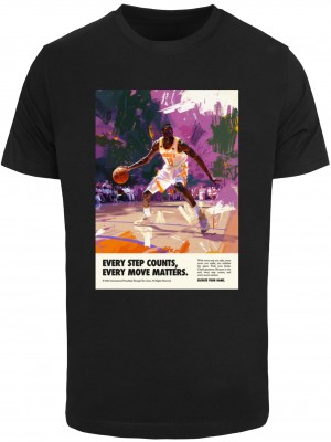 Тениска Every Step Counts Tee black XXL