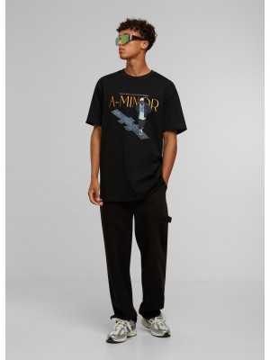 Тениска A-Minor Oversize Tee black XXL