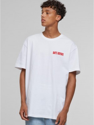 Тениска Days Before Overize Tee white XXL