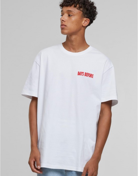 Тениска Days Before Overize Tee white XXL Тениска Days Before Overize Tee white XXL
