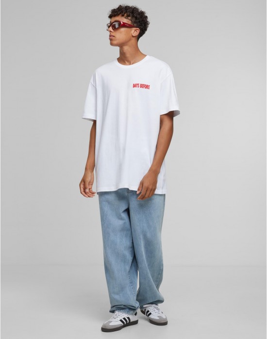 Тениска Days Before Overize Tee white XXL Тениска Days Before Overize Tee white XXL