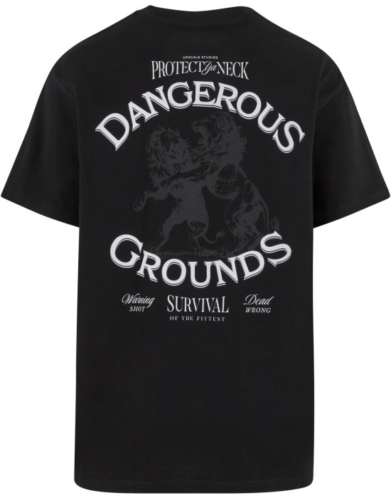 Тениска Dangerous Grounds Oversize Tee black XXL Тениска Dangerous Grounds Oversize Tee black XXL