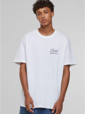 Тениска Dangerous Grounds Oversize Tee white XXL