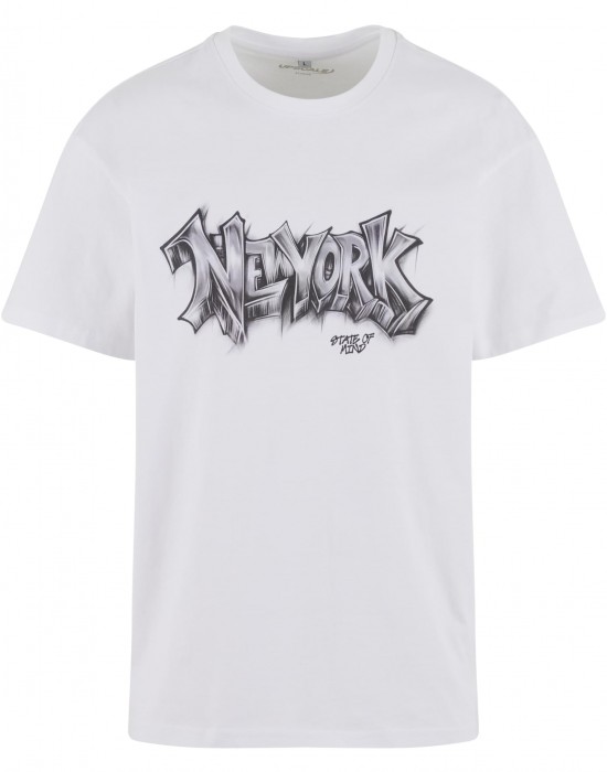 Тениска NY Graffiti Oversize Tee white XXL Тениска NY Graffiti Oversize Tee white XXL