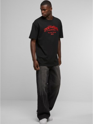 Тениска Upscale World Wide Heavy Oversize Tee black XXL