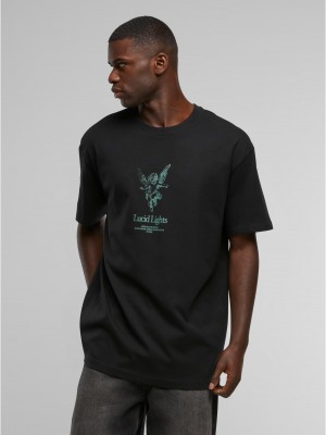 Тениска Lucid Lights Heavy Oversize Tee  black XXL