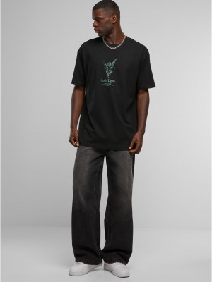 Тениска Lucid Lights Heavy Oversize Tee  black XXL
