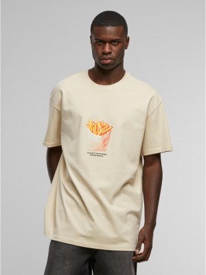 Тениска Small Fries Heavy Oversize Tee sand XXL
