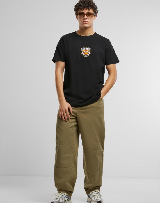 Тениска Detroit Tiger Head Patch Tee black XXL Тениска Detroit Tiger Head Patch Tee black XXL
