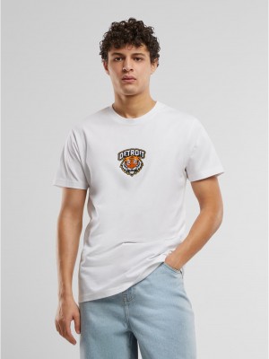 Тениска Detroit Tiger Head Patch Tee white XXL