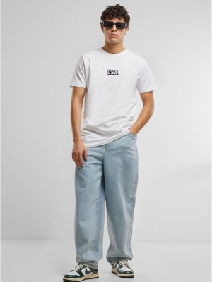 Тениска USA College Wording Patch Tee white XXL