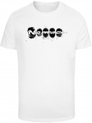 Тениска No Privacy Tee white XXL