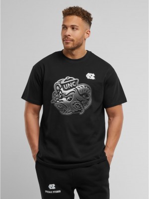 Тениска North Carolina Chrome Logo Oversize Tee black XXL
