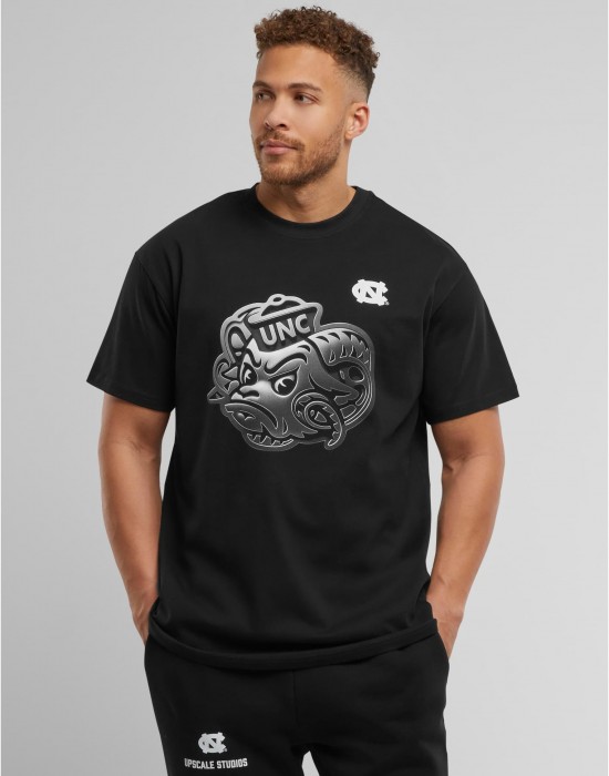Тениска North Carolina Chrome Logo Oversize Tee black XXL Тениска North Carolina Chrome Logo Oversize Tee black XXL