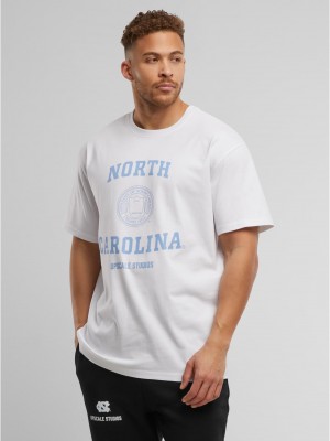 Тениска North Carolina Oversize Tee white XXL