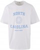 Тениска North Carolina Oversize Tee white XXL Тениска North Carolina Oversize Tee white XXL