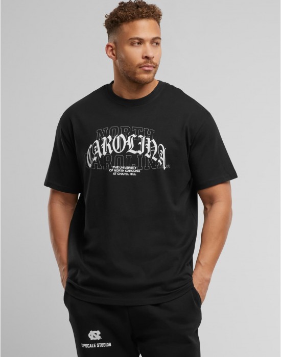 Тениска North Carolina Laces Logo Oversize Tee black XXL Тениска North Carolina Laces Logo Oversize Tee black XXL