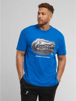 Тениска Florida Gators Chrome Logo Oversize Tee cobalt blue XXL