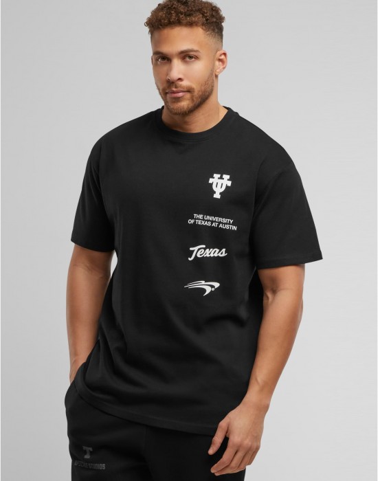 Тениска Texas Longhorns Leather Oversize Tee black XXL Тениска Texas Longhorns Leather Oversize Tee black XXL