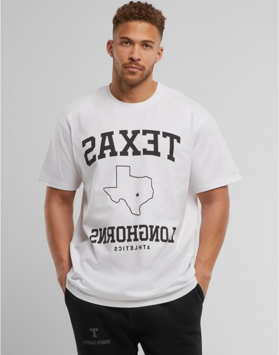 Тениска Texas Longhorns Mirrored Oversize Tee white XXL Тениска Texas Longhorns Mirrored Oversize Tee white XXL
