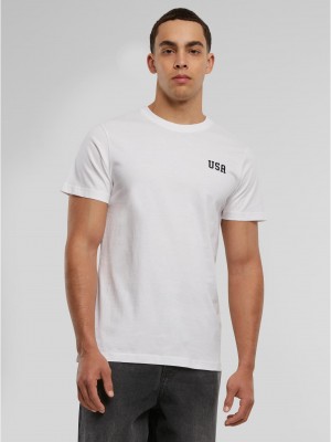 Тениска USA EMB Tee white XXL Тениска USA EMB Tee white XXL