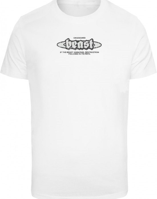 Тениска Unleashed Beast Wording Tee white XXL Тениска Unleashed Beast Wording Tee white XXL