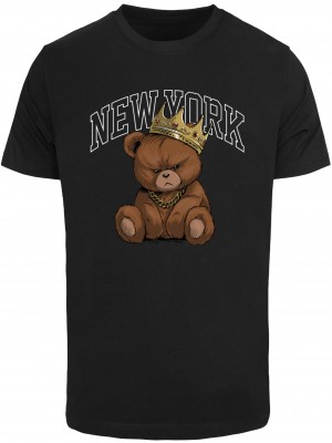 Тениска NY Crowned Bear Tee black XXL Тениска NY Crowned Bear Tee black XXL