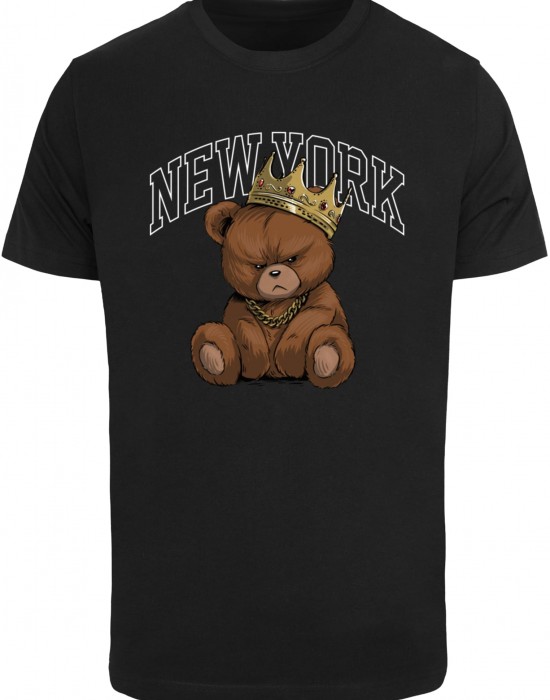 Тениска NY Crowned Bear Tee black XXL Тениска NY Crowned Bear Tee black XXL