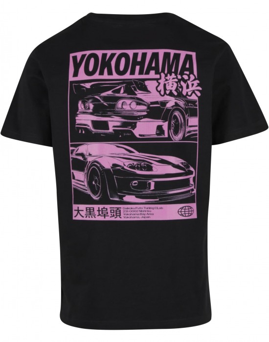 Тениска Yokohama Race Tee black XXL Тениска Yokohama Race Tee black XXL