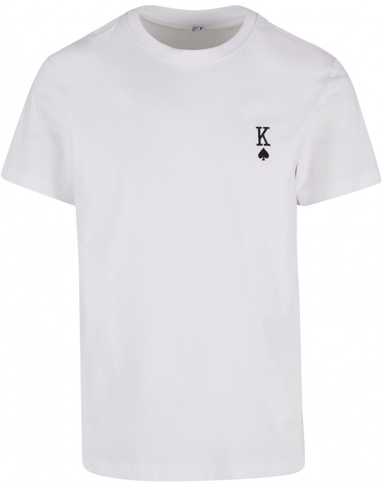 Тениска King Card EMB Tee white XXL Тениска King Card EMB Tee white XXL