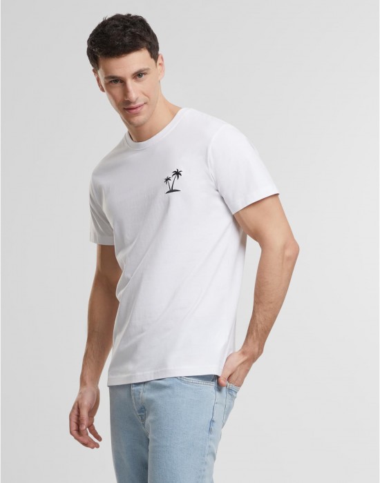 Тениска Palm Tree EMB Tee white XXL Тениска Palm Tree EMB Tee white XXL