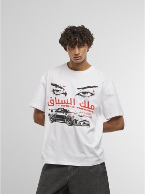 Тениска King Of The Race Oversize Tee white XXL Тениска King Of The Race Oversize Tee white XXL