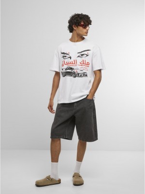 Тениска King Of The Race Oversize Tee white XXL Тениска King Of The Race Oversize Tee white XXL