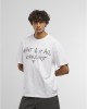 Тениска It All Works Out Wording Oversize Tee white XXL Тениска It All Works Out Wording Oversize Tee white XXL