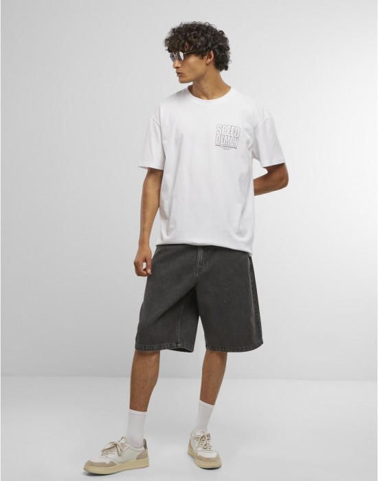 Тениска Speed Demon Oversize Tee white XXS Тениска Speed Demon Oversize Tee white XXS