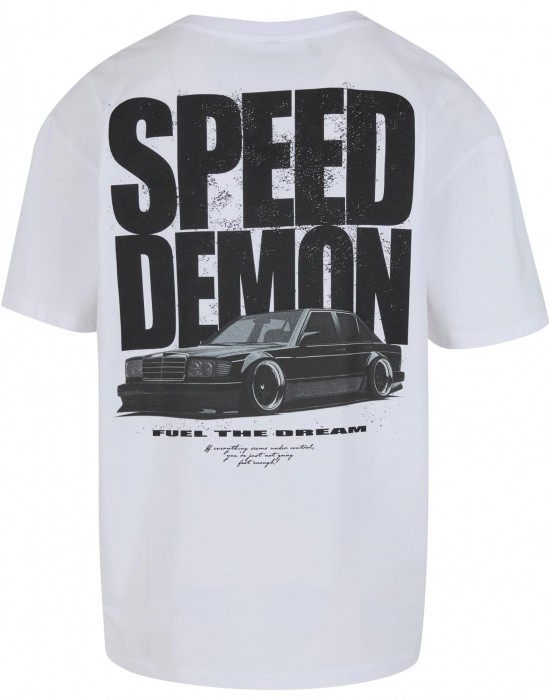 Тениска Speed Demon Oversize Tee white XXS Тениска Speed Demon Oversize Tee white XXS