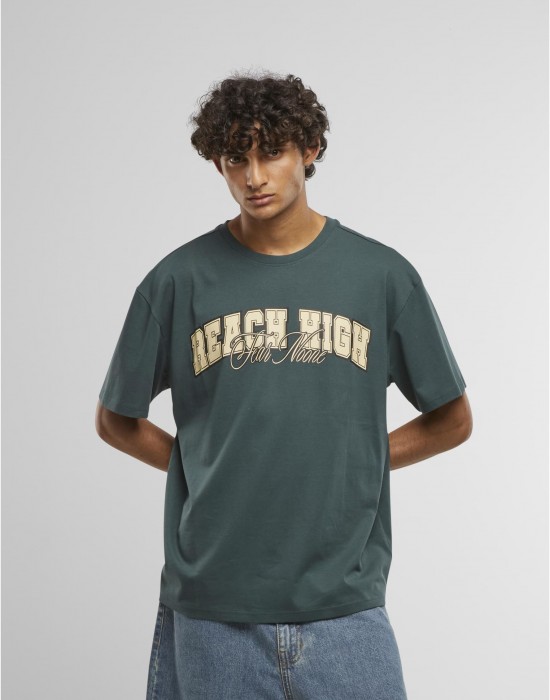 Тениска Reach High Fear None Oversize Tee bottlegreen XXL Тениска Reach High Fear None Oversize Tee bottlegreen XXL