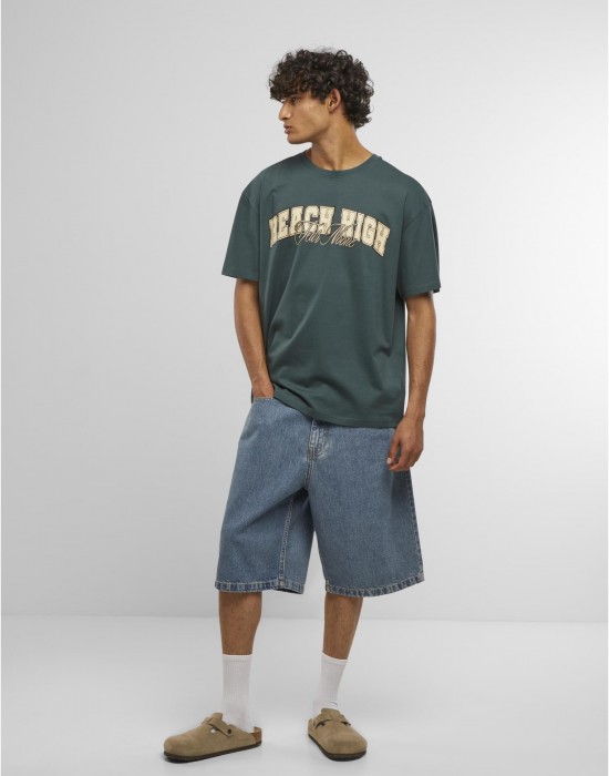 Тениска Reach High Fear None Oversize Tee bottlegreen XXL Тениска Reach High Fear None Oversize Tee bottlegreen XXL
