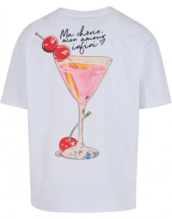 Тениска Mon Amore Infini Oversize Tee white XXS Тениска Mon Amore Infini Oversize Tee white XXS