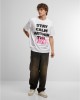 Тениска Stay Calm In Chaos Oversize Tee white XXL Тениска Stay Calm In Chaos Oversize Tee white XXL