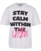 Тениска Stay Calm In Chaos Oversize Tee white XXL Тениска Stay Calm In Chaos Oversize Tee white XXL