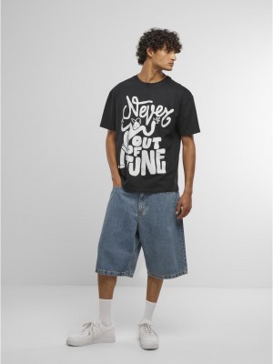 Тениска Never Out Of Tune Oversize Tee black XXL Тениска Never Out Of Tune Oversize Tee black XXL