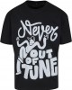 Тениска Never Out Of Tune Oversize Tee black XXL Тениска Never Out Of Tune Oversize Tee black XXL