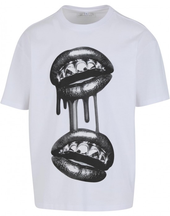 Тениска Grillz Lips Oversize Tee white XXL Тениска Grillz Lips Oversize Tee white XXL