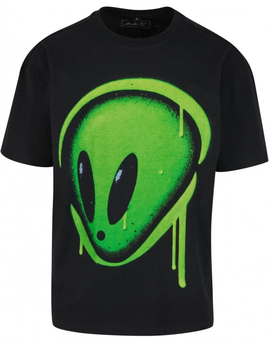 Тениска Dripping Alien Head Oversize Tee black XXL Тениска Dripping Alien Head Oversize Tee black XXL